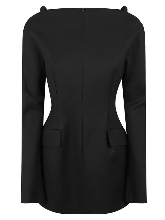26FW 막스마라 스포츠막스 미디 원피스 2612221021600 004 NERO