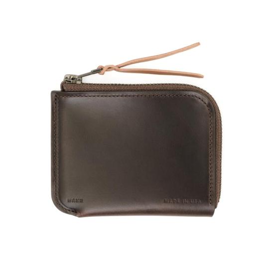 메이커 남성지갑 Makr Zip Luxe Wallet Bark Chromexcel