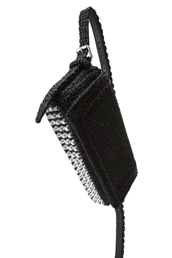  알렉산더 왕 숄더백 리코 코지 슬림 플랩 백 블랙 - ALEXANDER WANG