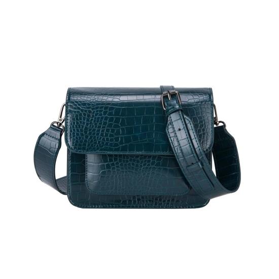  비스크 크로스백 Hvisk Cayman Pocket Trace Bag 다크 그린