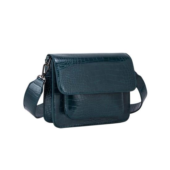  비스크 크로스백 Hvisk Cayman Pocket Trace Bag 다크 그린 - HVISK