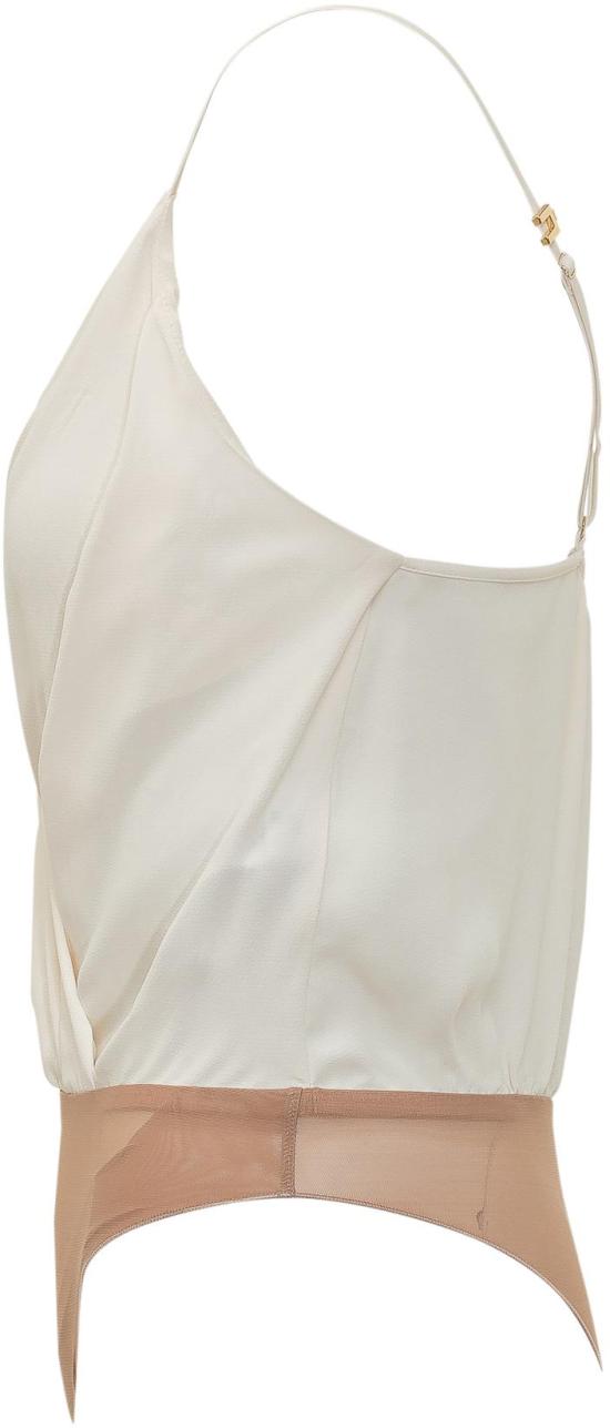26SS 엘리자베타프랜치 바디수트 티셔츠 BO01461E2193 WHITE - ELISABETTA FRANCHI