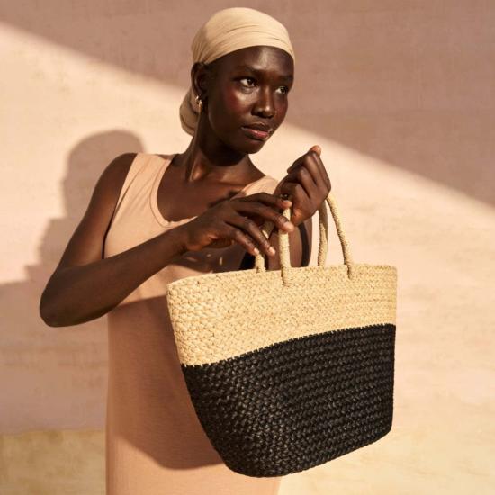  Indego Africa 토트백 인데고 아프리카 루루 투톤 시그니처 - OTHER BRANDS
