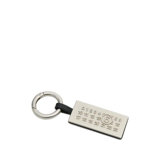 26FW MM6 메종마르지엘라 키링 P9061 SA5UA0005 T8013 SILVER BLACK - MM6 MAISON MARGIELA