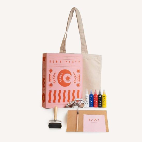  JOYN 토트백 조인 블록 프린팅 키트 코스믹 프린트 - OTHER BRANDS