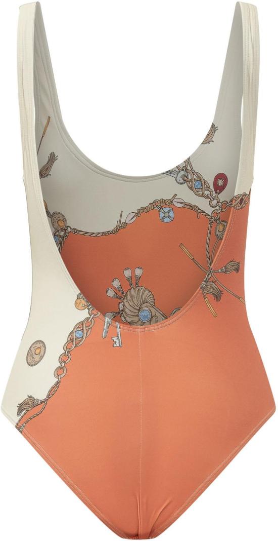 26FW 베르사체 원피스 수영복 10261891A187655O360 ORANGE - VERSACE