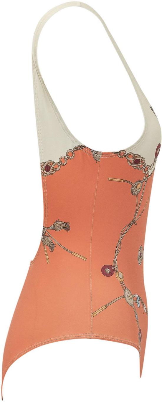26FW 베르사체 원피스 수영복 10261891A187655O360 ORANGE - VERSACE