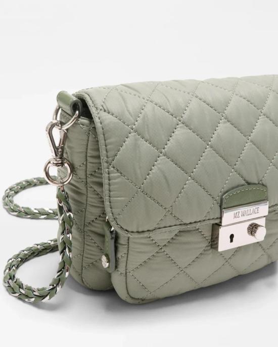  엠지 월리스 크로스백 Mz Wallace Medium Crosby Lock Crossbody Agave Green - MZ WALLACE