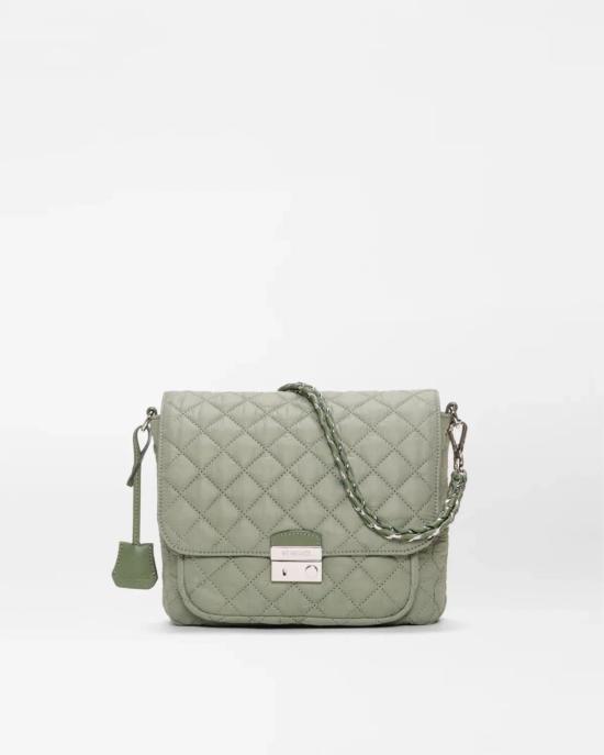  엠지 월리스 크로스백 Mz Wallace Medium Crosby Lock Crossbody Agave Green