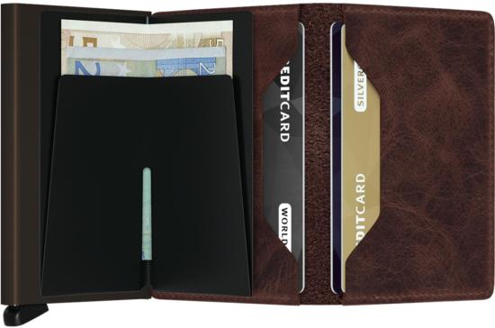  시크리드 남성지갑 Secrid Slimwallet 빈티지 초콜릿