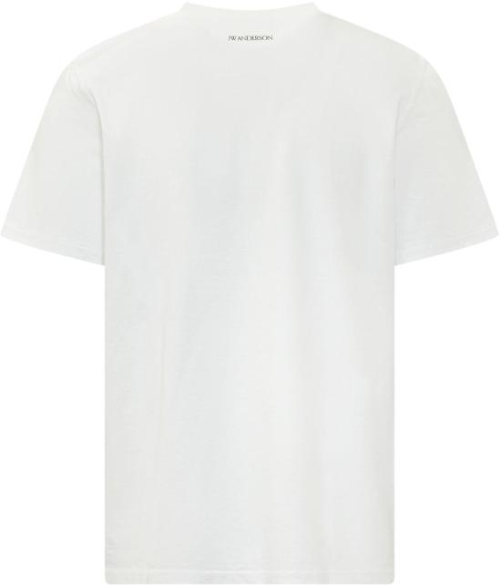 26FW JW앤더슨 반팔 티셔츠 JT0337PG1936024 WHITE - JW ANDERSON