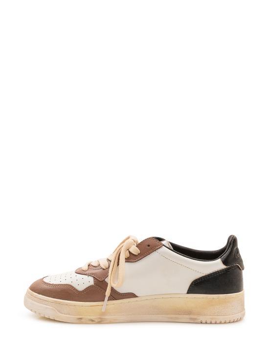 26FW 오트리 슈퍼 빈티지 메달리스트 로우 레더 스니커즈 AVLM SV60 WHT MALTMAL - AUTRY