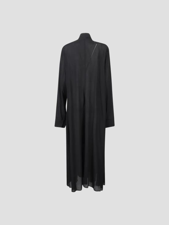 26FW 토템 롱 원피스 263WRD0353FB0670 001 BLACK - TOTEME