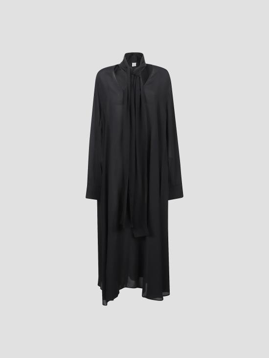26FW 토템 롱 원피스 263WRD0353FB0670 001 BLACK