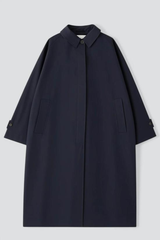 26SS 스튜디오 니콜슨 HOLIN 홀린 에브리데이 맥 트렌치 코트 HOLINSNW1620 DK NAVY DARK NAVY