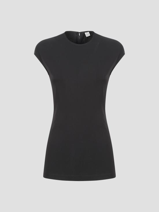 26FW 토템 민소매 티셔츠 263WRT0865FB0162 001 BLACK