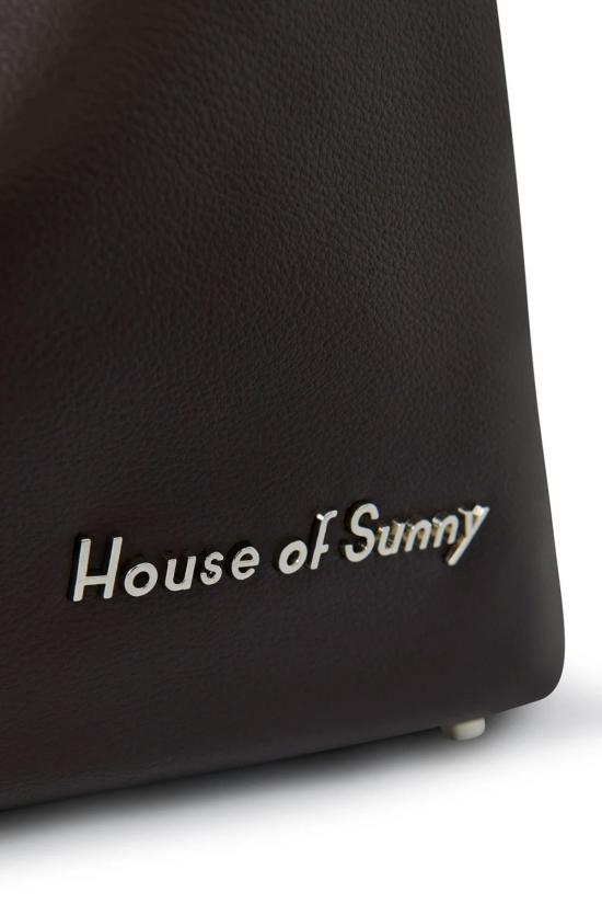 하우스오브써니 가방 하우스 오브 써니 빅 슬링백 다크 초콜릿 - HOUSE OF SUNNY