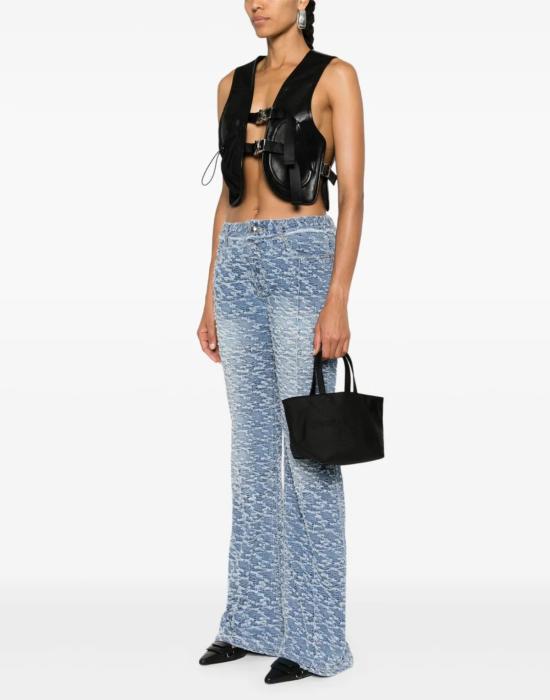  알렉산더 왕 토트백 펀치 로고 스몰  블랙 - ALEXANDER WANG