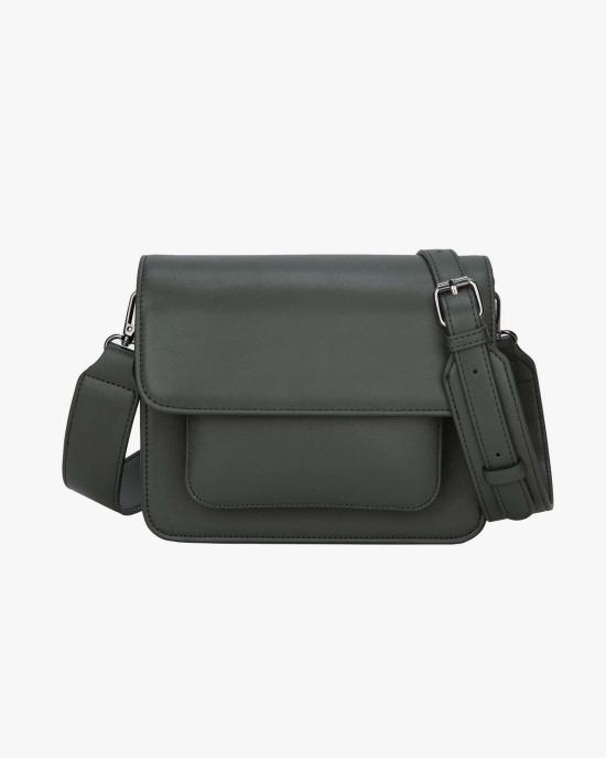  비스크 크로스백 Hvisk Cayman Pocket Structure Bag Ultimate Green