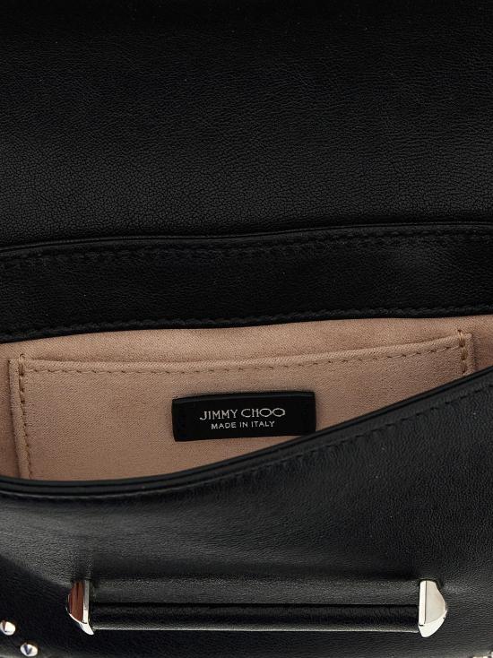  지미추 크로스백 램 레더 카드홀더 블랙 - JIMMY CHOO