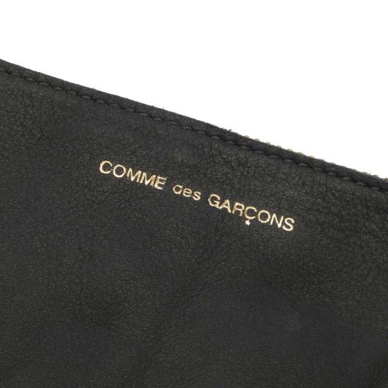  꼼데가르송 지갑 Comme Des Garçons 지퍼 파우치 워시드 블랙 - COMME DES GARCONS