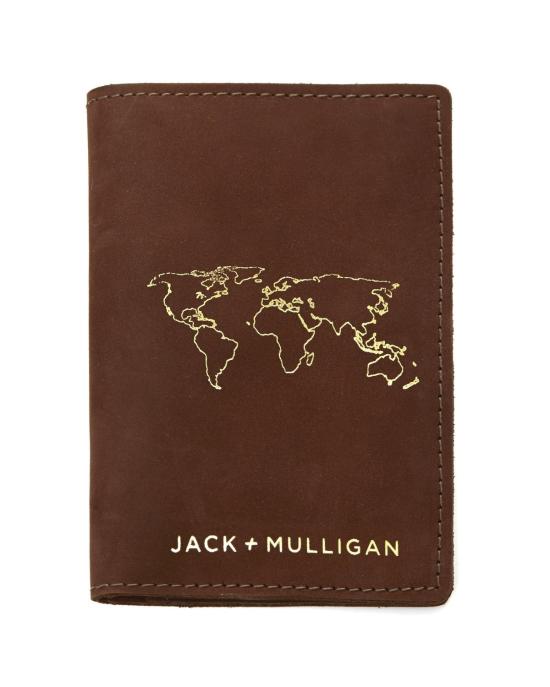  JACK + MULLIGAN 여행용 액세서리 잭앤멀리건 가죽 여권  (갈색) - OTHER BRANDS