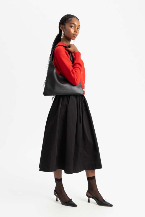  Santos by Monica 토트백 산토스 바이 모니카 아가베 삼각  블랙 - OTHER BRANDS