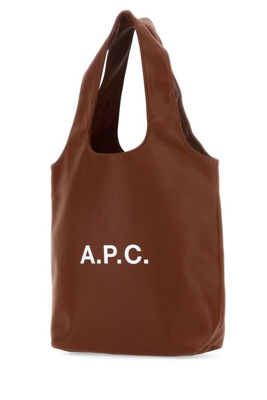  아페쎄 토트백 A.P.C. 카라멜 색상 합성 가죽 쇼핑백 - A.P.C.