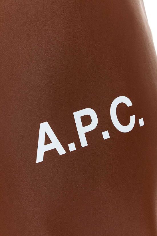  아페쎄 토트백 A.P.C. 카라멜 색상 합성 가죽 쇼핑백 - A.P.C.