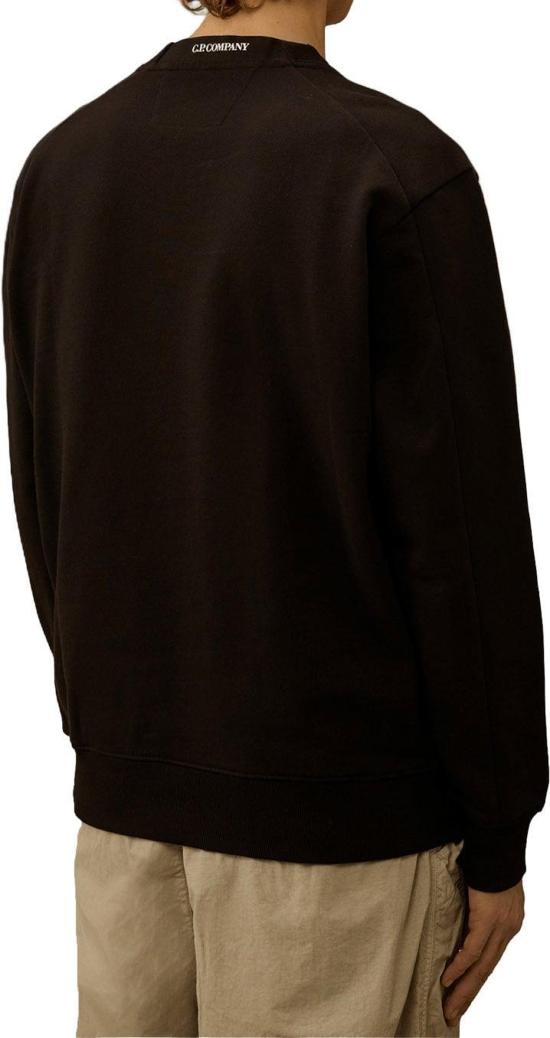 26FW 씨피 컴퍼니 스웨터 SWEATSHIRTSCREWNECKBLACK - C.P. COMPANY