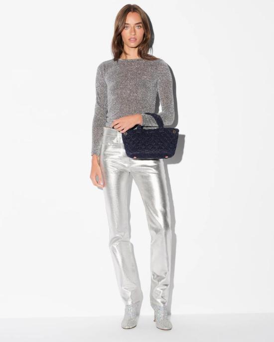  mz wallace 토트백 Mz Wallace Mini City Tote Midnight Shimmer - OTHER BRANDS