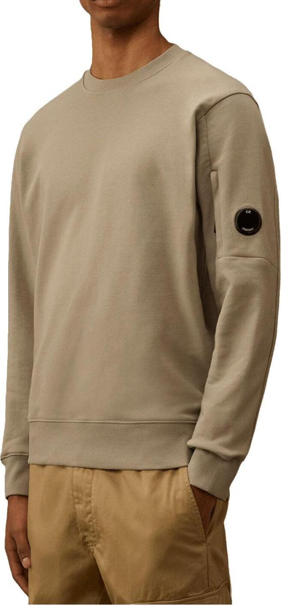 26SS 씨피 컴퍼니 스웨터 SWEATSHIRTSCREWNECKDOVE BEIGE - C.P. COMPANY