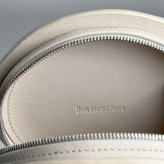  Dotlinesurface 토트백 도트라인서페이스 코너서클 미니 아이보리 - OTHER BRANDS
