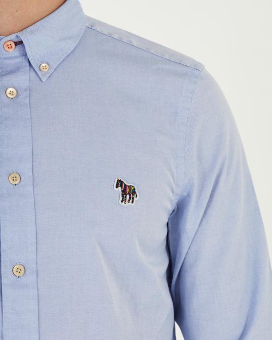 26SS PS 바이 폴스미스 긴팔 셔츠 M2R 599R FZEBRA 44 light blue AZZURRO - PS BY PAUL SMITH