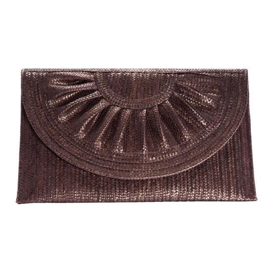  Claudia Botero Designs 클러치/파우치 클라우디아 보테로 디자인 스퀘어드 문 클러치 다크 브라운