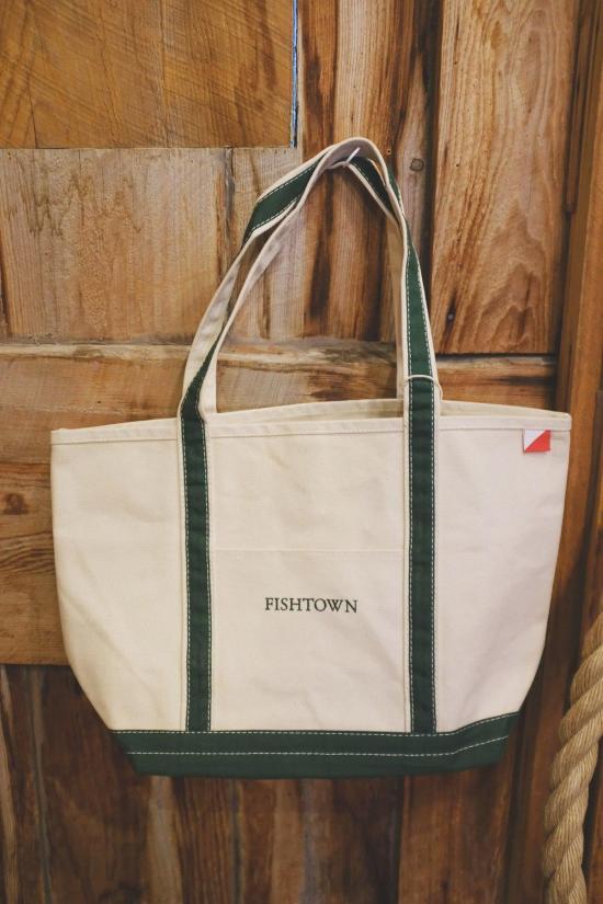  FISHTOWN 토트백 피쉬타운 클래식 캔버스  다크 그린 - OTHER BRANDS