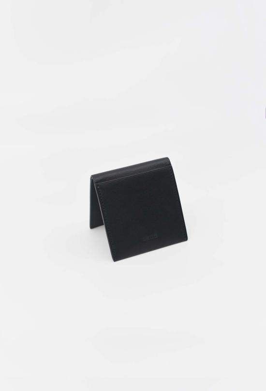  Isaac Reina 지갑 아이작 레이나 소프트 더블 태닝 송아지 가죽 사각  블랙 - OTHER BRANDS