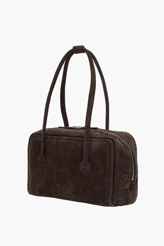  마지셔우드 숄더백 마거셔우드 소프트 보스턴 백 허쉬 누벅 - MARGE SHERWOOD