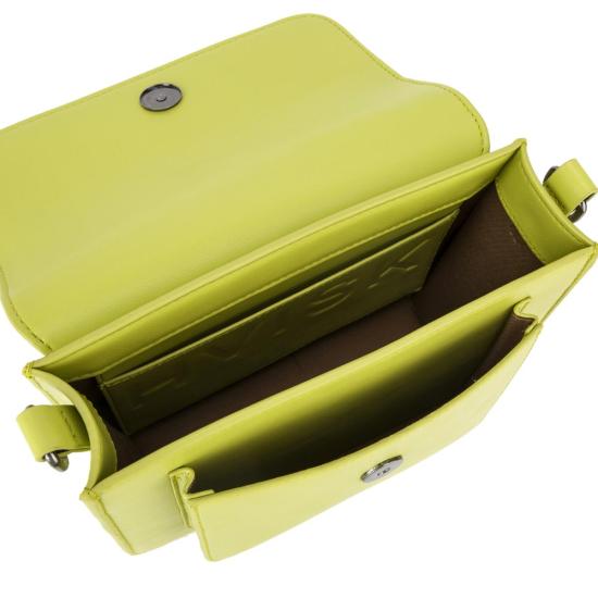  비스크 크로스백 Hvisk Cayman Pocket Soft Structure Bag Sheen Green - HVISK