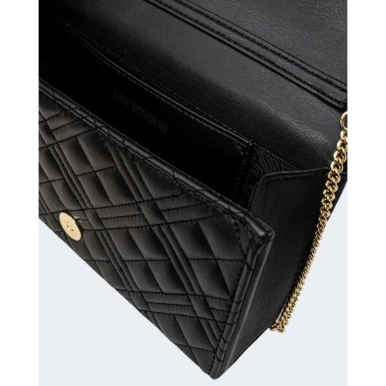  모스키노 크로스백 러브  퀼팅 PU JC4079 PP 스몰 핸드백 블랙 - MOSCHINO