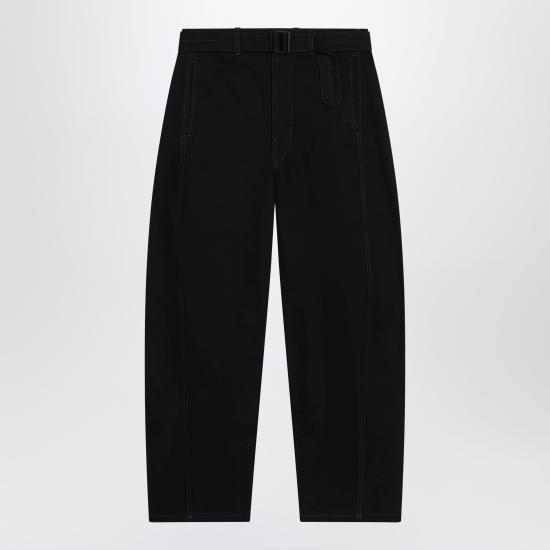 26FW 르메르 트위스트 벨티드 팬츠 PA326DLD1055 Black