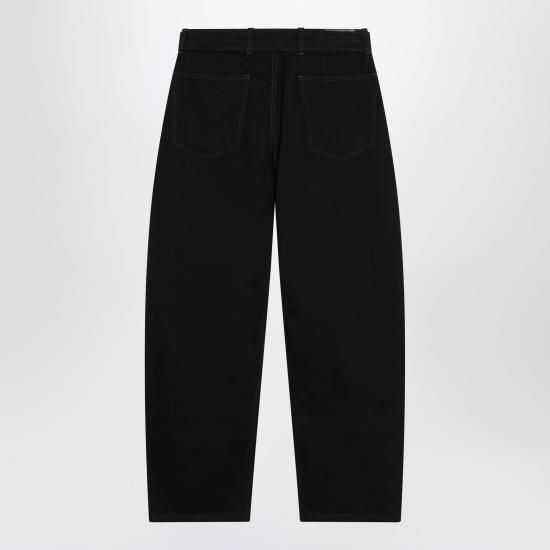 26FW 르메르 트위스트 벨티드 팬츠 PA326DLD1055 Black - LEMAIRE