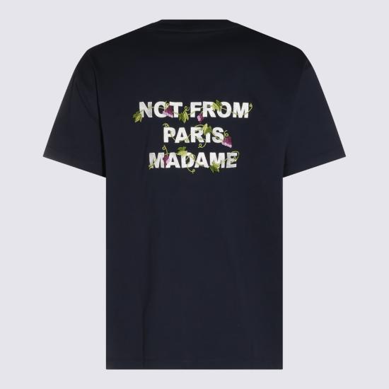 26FW 드롤드무슈 반팔 티셔츠 LTS327 CO248NY Navy - DROLE DE MONSIEUR