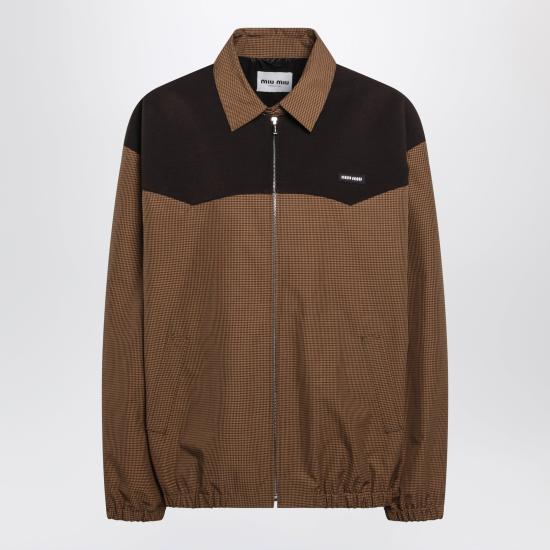 26FW 미우미우 자켓 ML1509OOO19OS Brown