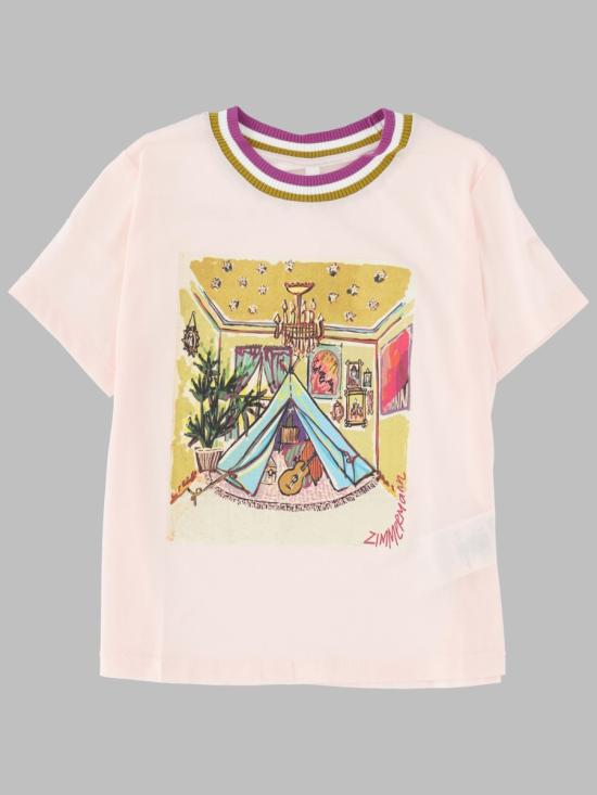 25FW [키즈] 짐머만 티셔츠 4207TSS251K BLH MULTICOLOUR