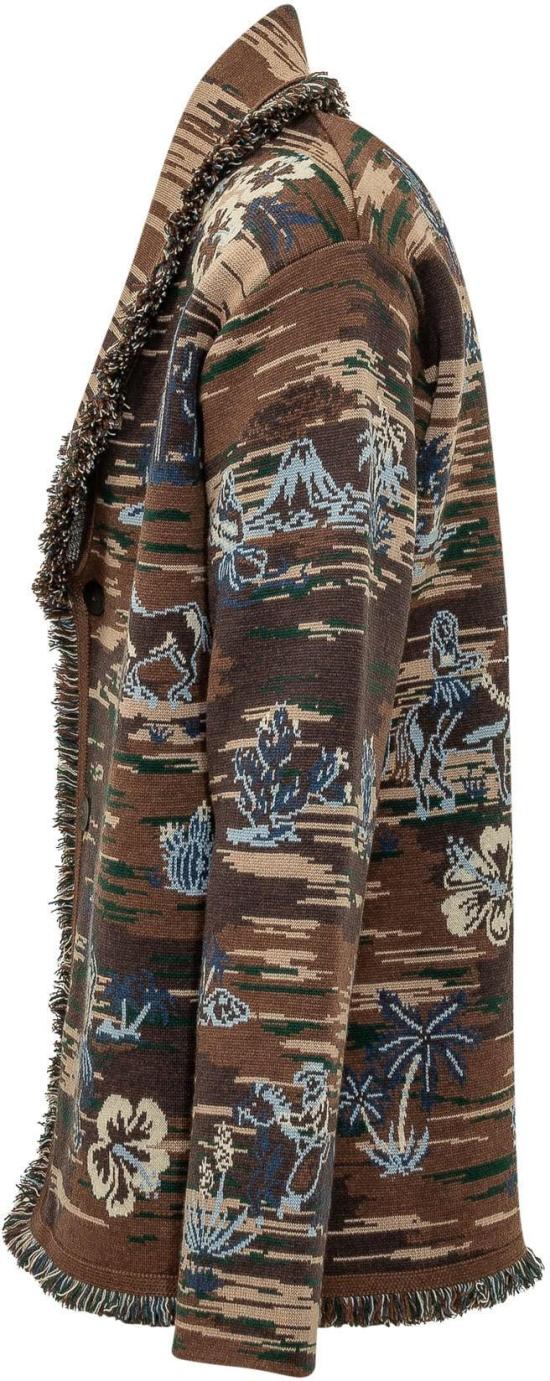 26FW 알라누이 가디건 LMHB039E26KNI0026084 BROWN - ALANUI