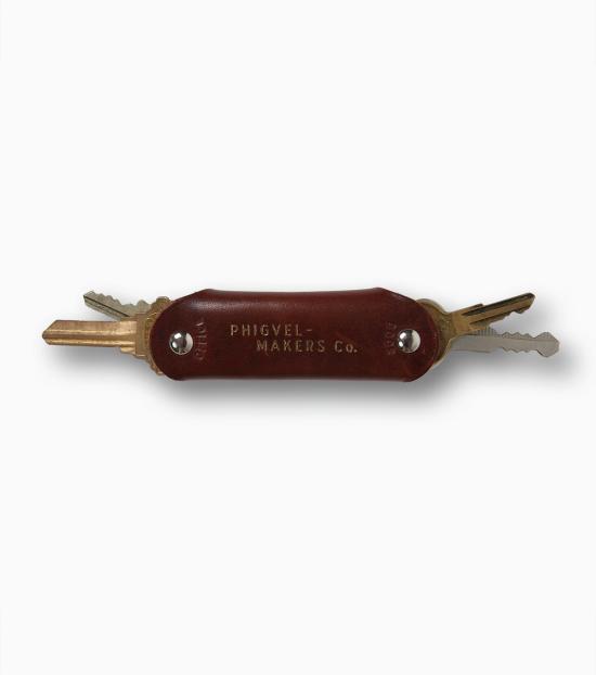 피그벨 메이커스 앤 코 키링 피그벨 메이커스 앤 컴퍼니 열쇠 케이스 브라운 - PHIGVEL MAKERS & CO.