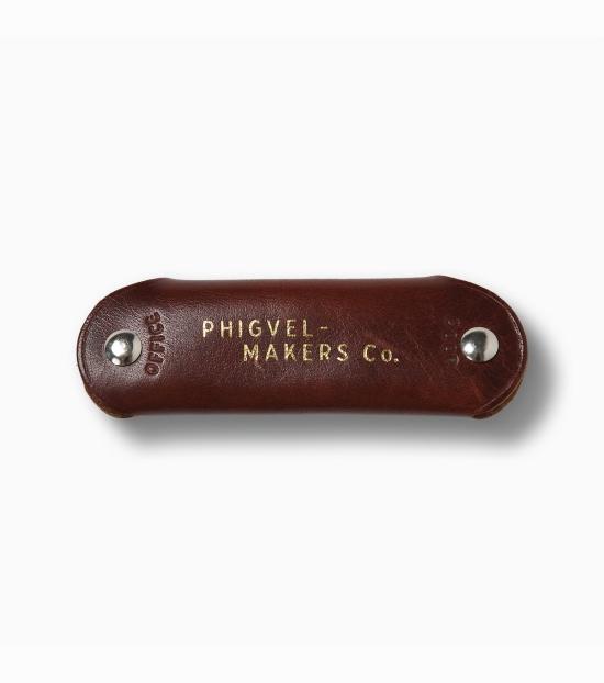  피그벨 메이커스 앤 코 키링 피그벨 메이커스 앤 컴퍼니 열쇠 케이스 브라운 - PHIGVEL MAKERS & CO.