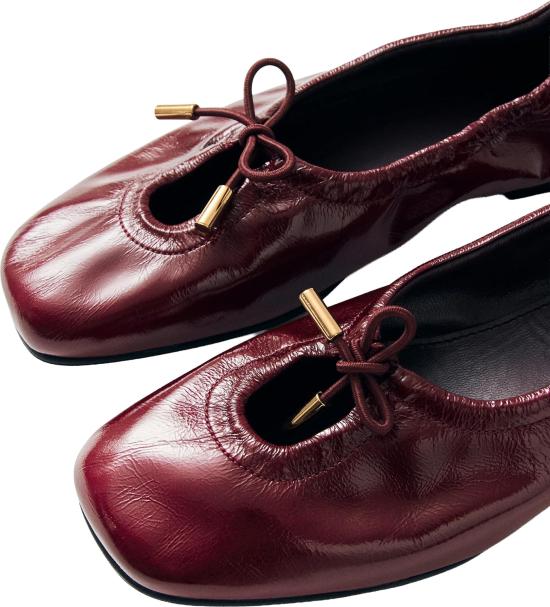 26FW 알로하스 플랫 슈즈 S10077602 MAROON - ALOHAS