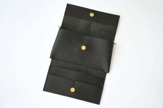 Weather & Story 크로스백 날씨 & 스토리 데일리 클러치 페블드 블랙 - OTHER BRANDS